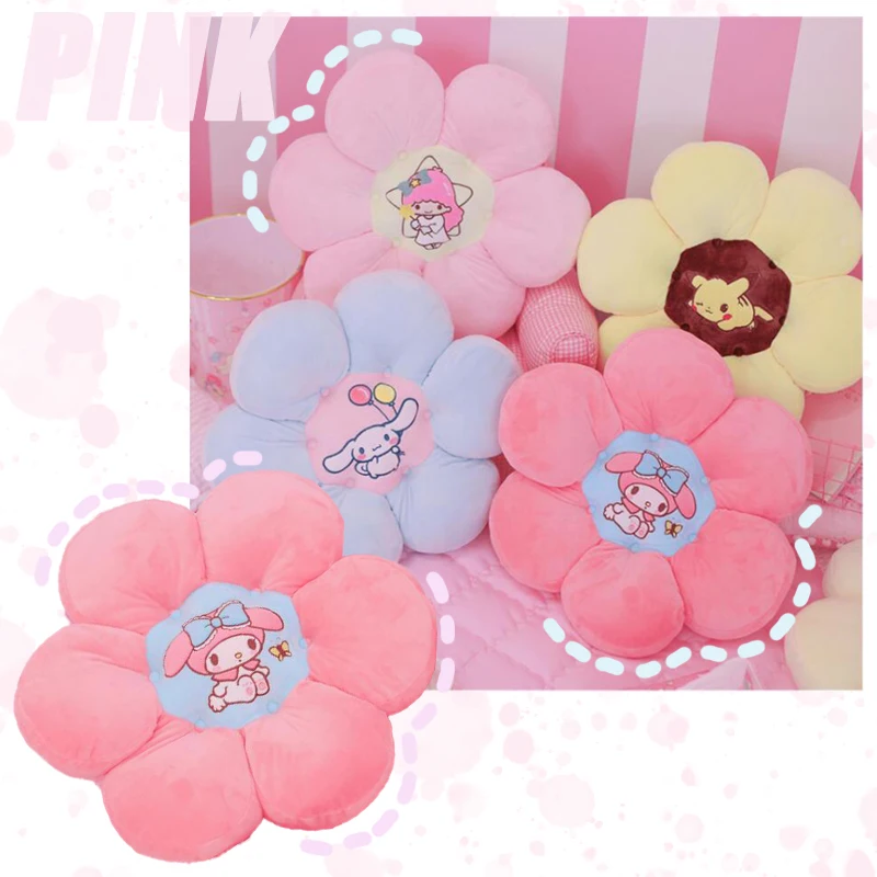 Розовая кавайная мультяшная Цветочная серия Подушка My Melody Cinnamoroll Purin Dog Аниме Толстая Подушка домашнее украшение милый подарок
Розовая кавайная мультяшная Цветочная серия Подушка My Melody Cinnamoroll Purin Dog Аниме Толстая Подушка домашнее украшение милый подарок
