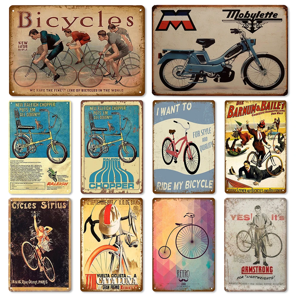 Old Bike Posters Iron Painting Vintage Metal Tin Sign Plaque Retro Metal Wall Art Home Bar Garage Decorative Plates
Old Bike Posters Iron Painting Vintage Metal Tin Sign Plaque Retro Metal Wall Art Home Bar Garage Decorative Plates