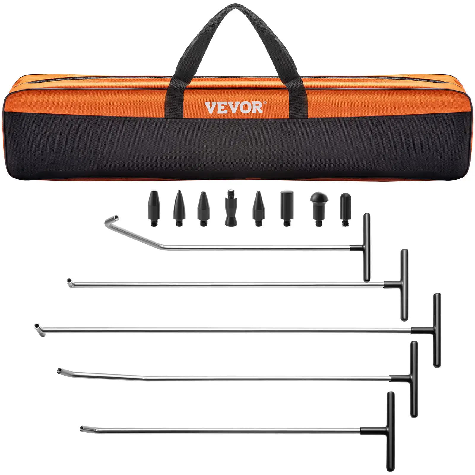 Dent Repair Kits with 8 Taper Head and S-Hook for Car Auto Body Dents Hail Damage Removal Set Stainless Steel Hands Tool
Dent Repair Kits with 8 Taper Head and S-Hook for Car Auto Body Dents Hail Damage Removal Set Stainless Steel Hands Tool