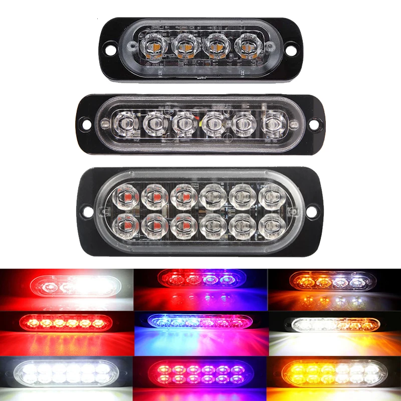 4 12 LED Car Strobe Warning Light Grill Flashing Breakdown Emergency Light Car Truck Trailer Beacon Lamp LED Side Light For Cars
4 12 LED Car Strobe Warning Light Grill Flashing Breakdown Emergency Light Car Truck Trailer Beacon Lamp LED Side Light For Cars