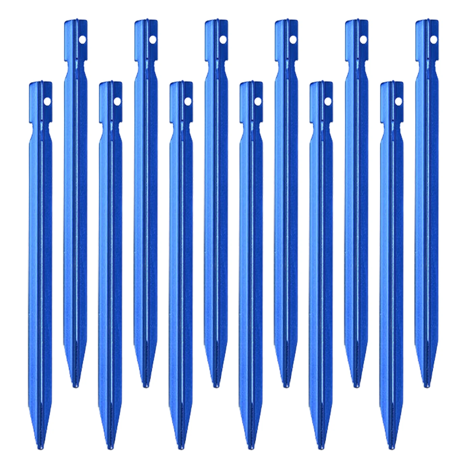 12pcs Tent Ground Stakes Aluminum Alloy Tent Pegs 18cm Yard Stakes Heavy Duty Camping Stakes For Outdoor Tent & Tarp Essential
12pcs Tent Ground Stakes Aluminum Alloy Tent Pegs 18cm Yard Stakes Heavy Duty Camping Stakes For Outdoor Tent & Tarp Essential