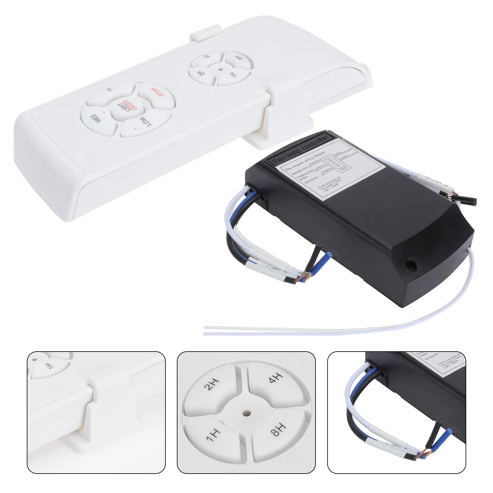 Universal Wireless Ceiling Fan Lamp Controller Kit Intelligent Timing Switch without for Home Hotel Office 
Universal Wireless Ceiling Fan Lamp Controller Kit Intelligent Timing Switch without for Home Hotel Office