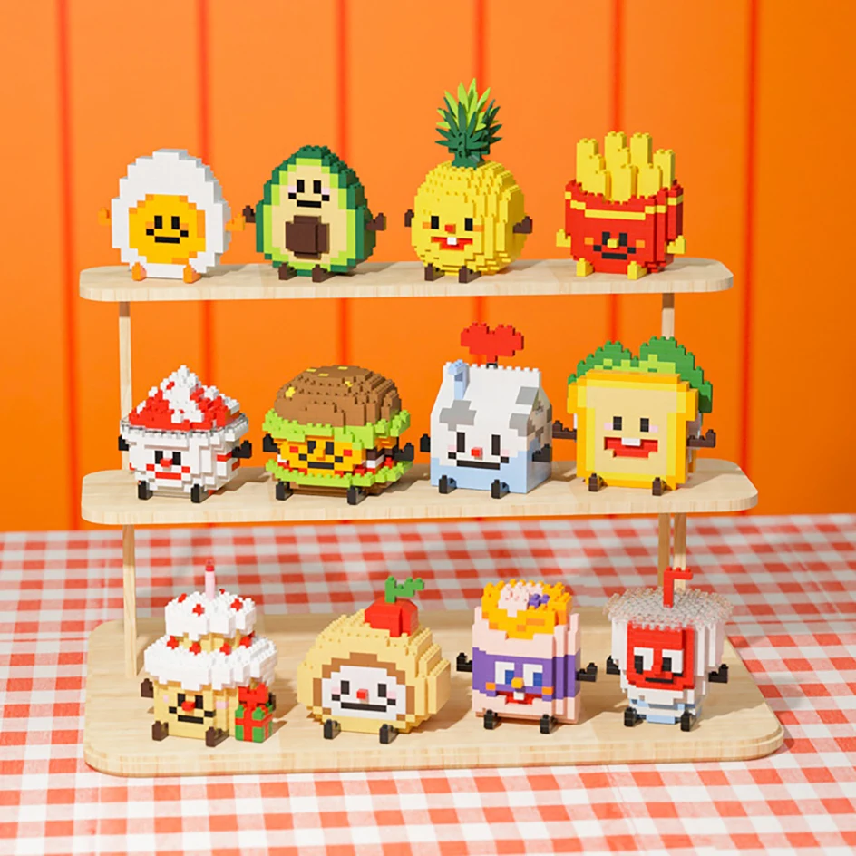 Santa Claus Anime Building Blocks Kawaii French Fries Hamburgers Pineapple Cartoon Assembled Block Model Dolls Bricks Toys Gifts
Santa Claus Anime Building Blocks Kawaii French Fries Hamburgers Pineapple Cartoon Assembled Block Model Dolls Bricks Toys Gifts