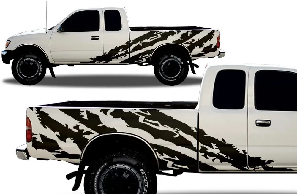 Factory Crafts Shred Side Graphics Kit 3M Vinyl Decal Wrap Compatible with Toyota Tacoma Extended Cab 6.25 Bed 1995-2004 - Matte
Factory Crafts Shred Side Graphics Kit 3M Vinyl Decal Wrap Compatible with Toyota Tacoma Extended Cab 6.25 Bed 1995-2004 - Matte