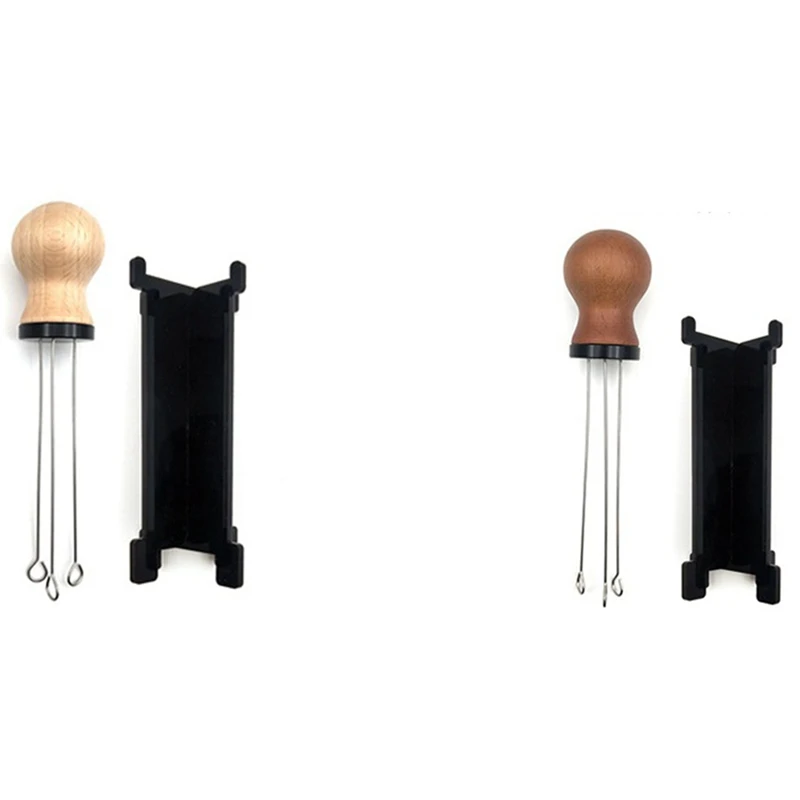 Coffee Tamper Distributor Leveler Tool,Needle Type Solid Wood Handle Needle Coffee Tamper,Coffee Powder Distributor
Coffee Tamper Distributor Leveler Tool,Needle Type Solid Wood Handle Needle Coffee Tamper,Coffee Powder Distributor