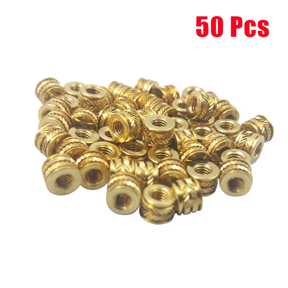 Brass Threaded Heat Set Inserts #8-32 For Plastic 3D Printing Brass Metal 50 Pcs Fastener Nuts Thread Heat Set Insert
Brass Threaded Heat Set Inserts #8-32 For Plastic 3D Printing Brass Metal 50 Pcs Fastener Nuts Thread Heat Set Insert