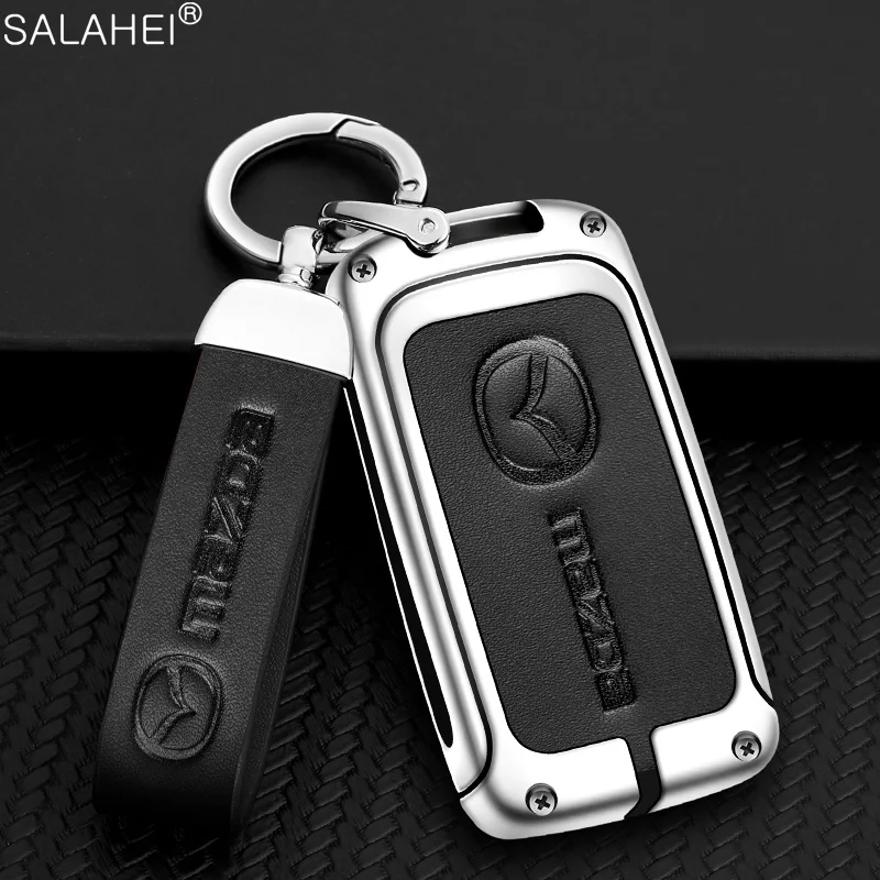 Metal&Leather Car Key Cover Case Shell Fob For Mazda 3 Alexa CX30 CX-30 CX4 CX-5 CX5 CX3 CX-3 CX8 CX-8 CX9 CX-9 2020 Accessories
Metal&Leather Car Key Cover Case Shell Fob For Mazda 3 Alexa CX30 CX-30 CX4 CX-5 CX5 CX3 CX-3 CX8 CX-8 CX9 CX-9 2020 Accessories