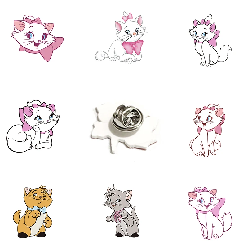 Disney Acrylic Cute Lovely Marie Cat Cartoon Lapel Pins Epoxy Resin Badges Brooches Jewelry Accessories Handmade Jewelry FDS139 
Disney Acrylic Cute Lovely Marie Cat Cartoon Lapel Pins Epoxy Resin Badges Brooches Jewelry Accessories Handmade Jewelry FDS139
