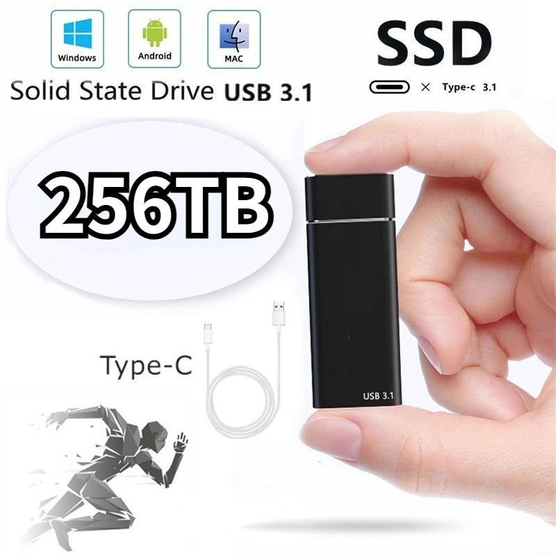 

Портативный SSD Внешний твердотельный жесткий диск высокоскоростной 16 Тб 8 ТБ USB3.1 Type C Интерфейс оригинальные мобильные диски хранилище данных