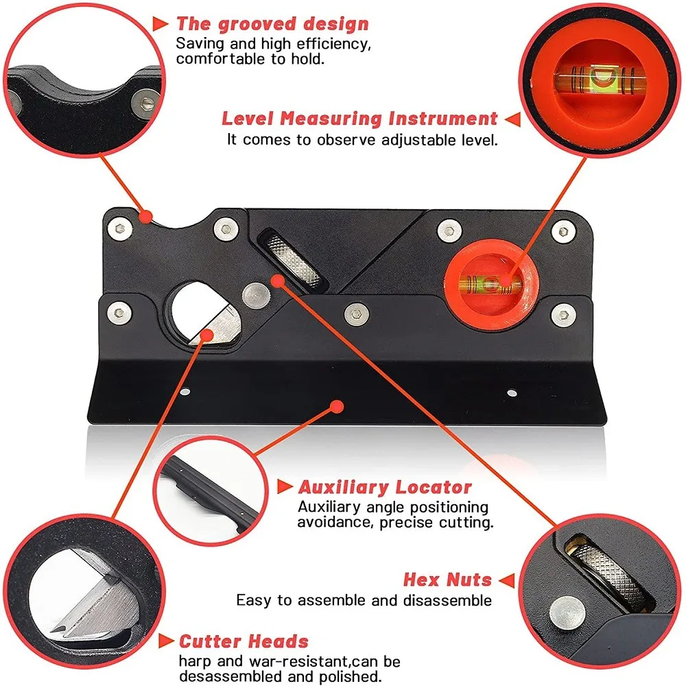Woodworking Blade Chamfer Hand Planer With Backer Edge Corner Plane Manual Planer Chamfering And Trimming Accessories
Woodworking Blade Chamfer Hand Planer With Backer Edge Corner Plane Manual Planer Chamfering And Trimming Accessories