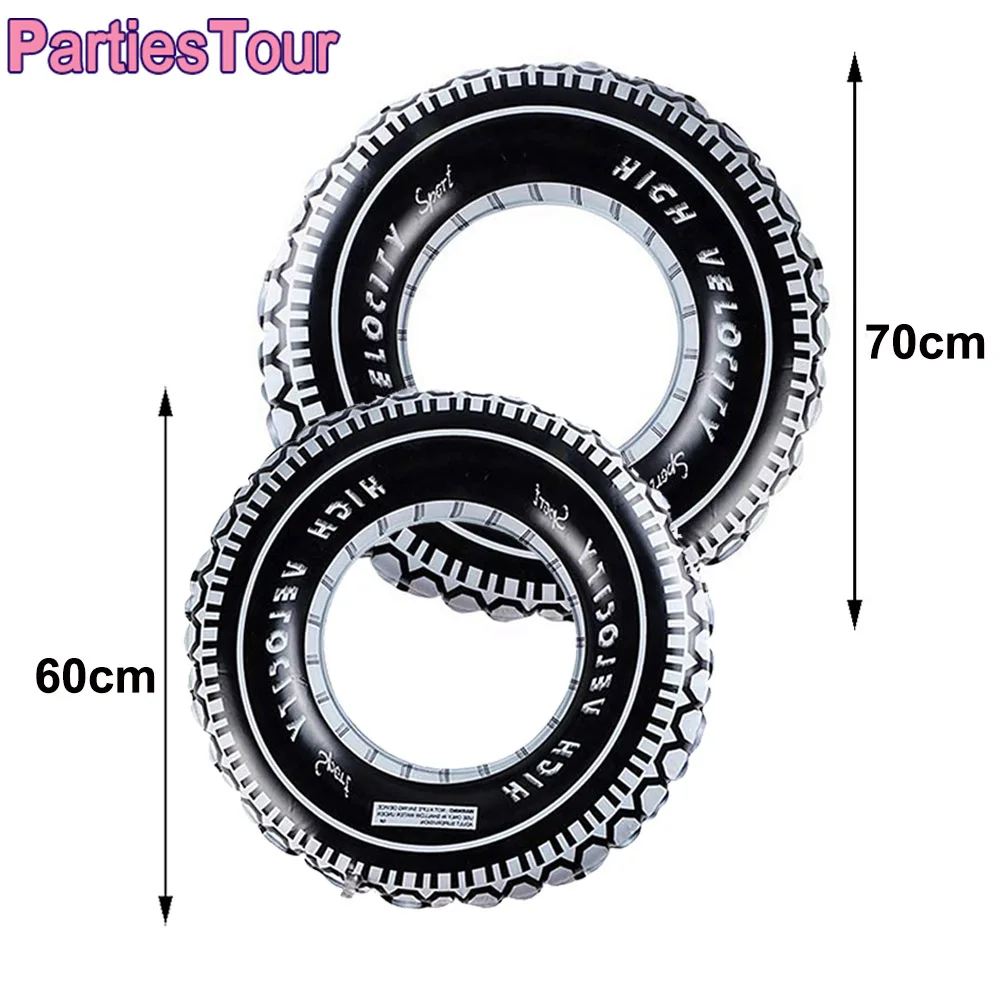 60-70cm Inflatable Tire Tube for Swimming Pool and Race Car Birthday Party Decoration Supplies Summer Swim Ring Inflatable Toys
60-70cm Inflatable Tire Tube for Swimming Pool and Race Car Birthday Party Decoration Supplies Summer Swim Ring Inflatable Toys