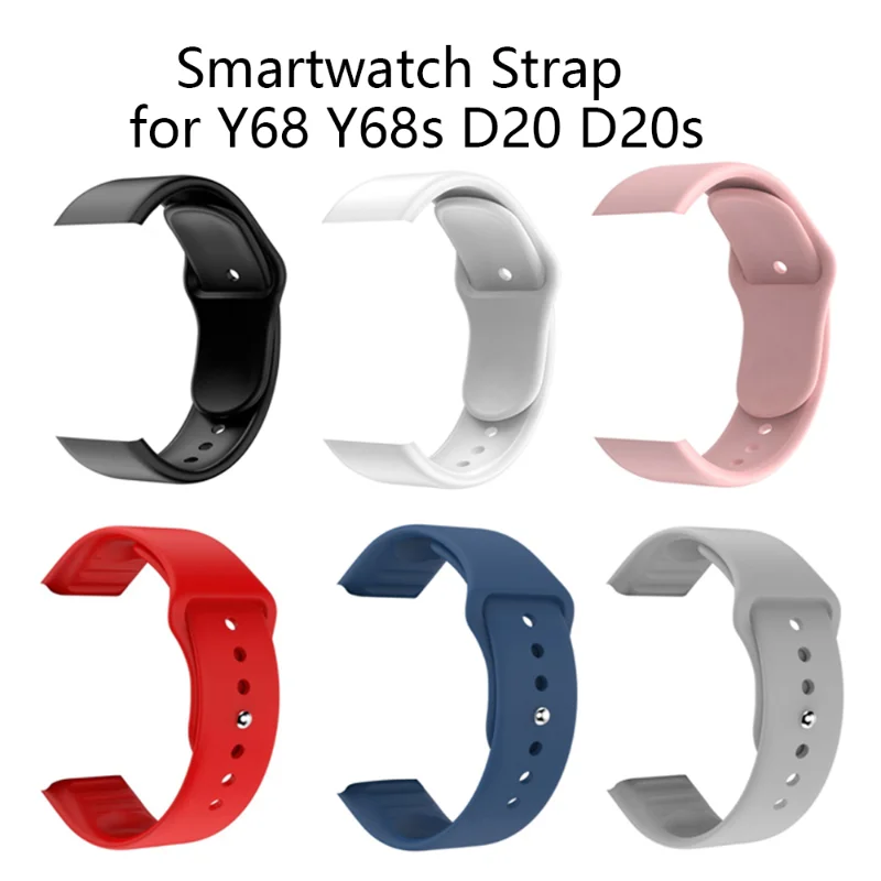 Smartwatch Silicone Strap band bracelet for Y68 D20 PLUS X6 Plus Y68s D20s Smart Watch Women Men Children Pluggable Watch Strap
Smartwatch Silicone Strap band bracelet for Y68 D20 PLUS X6 Plus Y68s D20s Smart Watch Women Men Children Pluggable Watch Strap