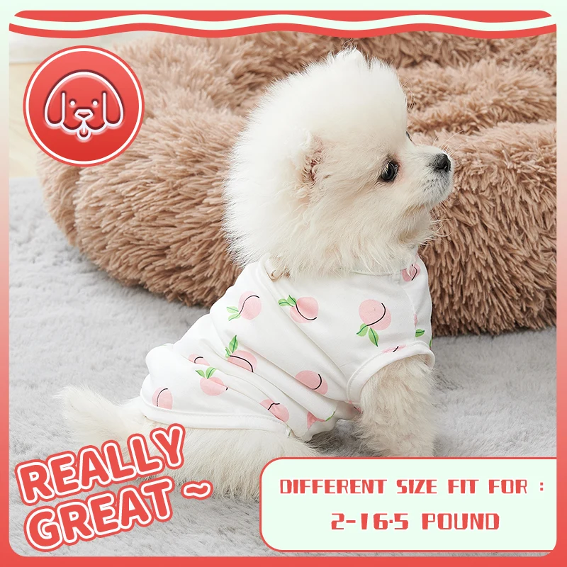 Pet Clothes Summer Designer Pink Peach Dog Clothes for Small Large Dogs Puppy Cat Thin Breathable Vest T-shirt
Pet Clothes Summer Designer Pink Peach Dog Clothes for Small Large Dogs Puppy Cat Thin Breathable Vest T-shirt