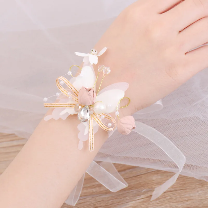 Bridesmaids Wrist Flowers Elegant Pearl Beads Bracelet Bridal Beautiful Hand Flower Corsage Photo Props Wedding Party Accessory
Bridesmaids Wrist Flowers Elegant Pearl Beads Bracelet Bridal Beautiful Hand Flower Corsage Photo Props Wedding Party Accessory