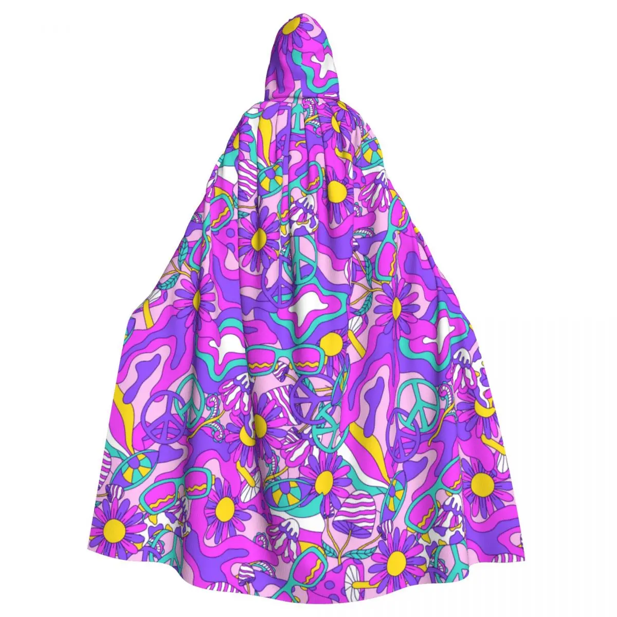 Unisex Witch Party Reversible Hooded Adult Vampires Cape Cloak Colorful Psychedelic Pattern
Unisex Witch Party Reversible Hooded Adult Vampires Cape Cloak Colorful Psychedelic Pattern