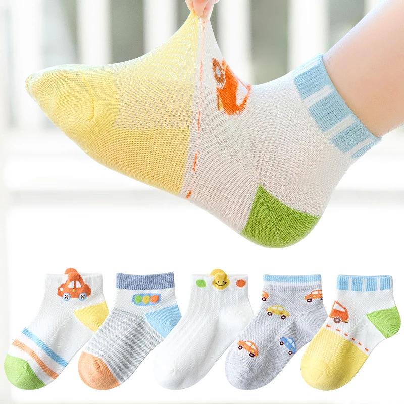 5 Pairs/Lot Children Cotton Socks For 1-12Y Summer New Kids Fashion Boy Girl Baby Teen Cozy Soft Cute Cartoon Student Mesh Socks
5 Pairs/Lot Children Cotton Socks For 1-12Y Summer New Kids Fashion Boy Girl Baby Teen Cozy Soft Cute Cartoon Student Mesh Socks