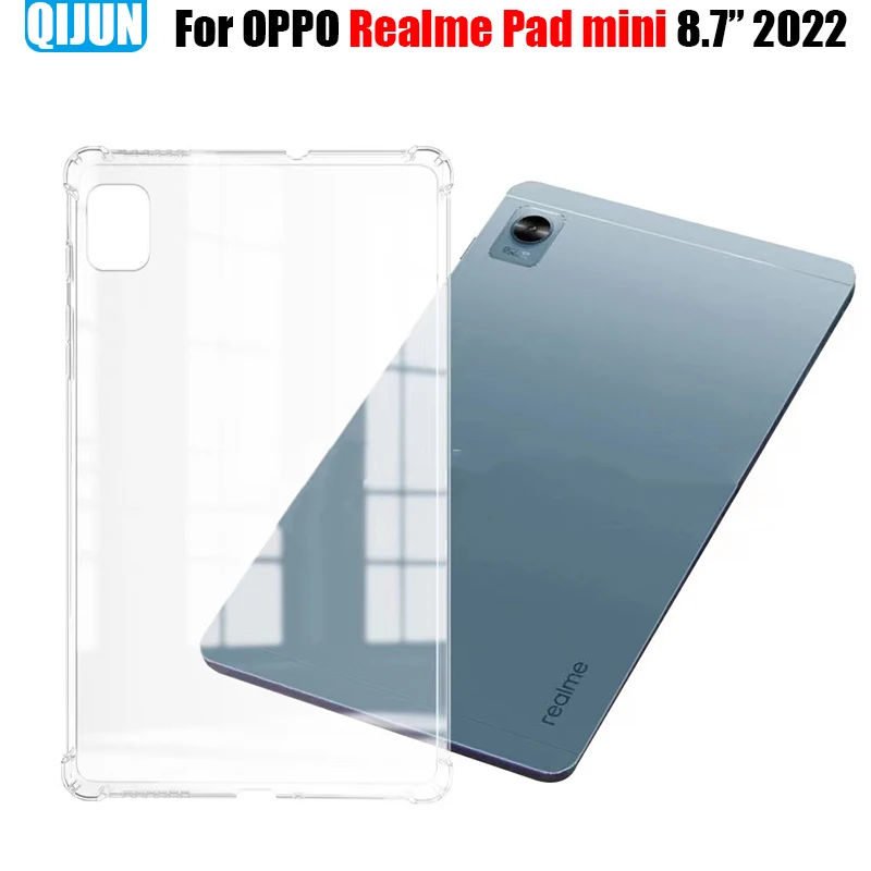 Tablet Case For OPPO Realme Pad mini 8.7" 2022 TPU Transparent Silicone soft Cover Airbag Protection capa fundas Drop resistance
Tablet Case For OPPO Realme Pad mini 8.7" 2022 TPU Transparent Silicone soft Cover Airbag Protection capa fundas Drop resistance