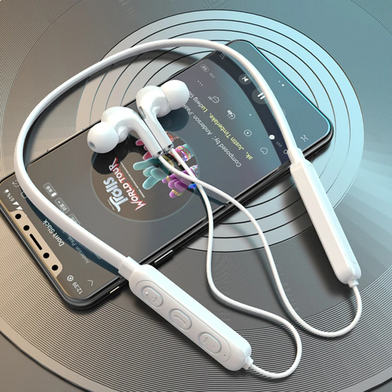 2023 Neck Hanging Wireless Headphones Wireless Sports Earphone Headset Hanging Neck Bluetooth In Ear Headset For iPhone Huawei 
2023 Neck Hanging Wireless Headphones Wireless Sports Earphone Headset Hanging Neck Bluetooth In Ear Headset For iPhone Huawei