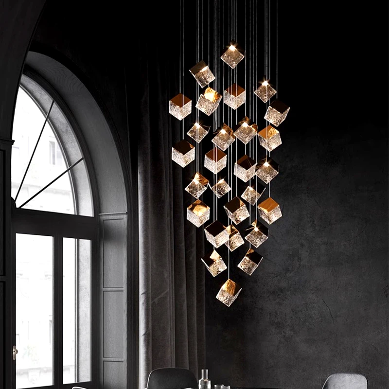 Современные кольцевые лестницы, светодиодные светильники, подвесные лампы для гостиной, светодиодные люстры для столовой, подвесное освещение для помещений 
Современные кольцевые лестницы, светодиодные светильники, подвесные лампы для гостиной, светодиодные люстры для столовой, подвесное освещение для помещений