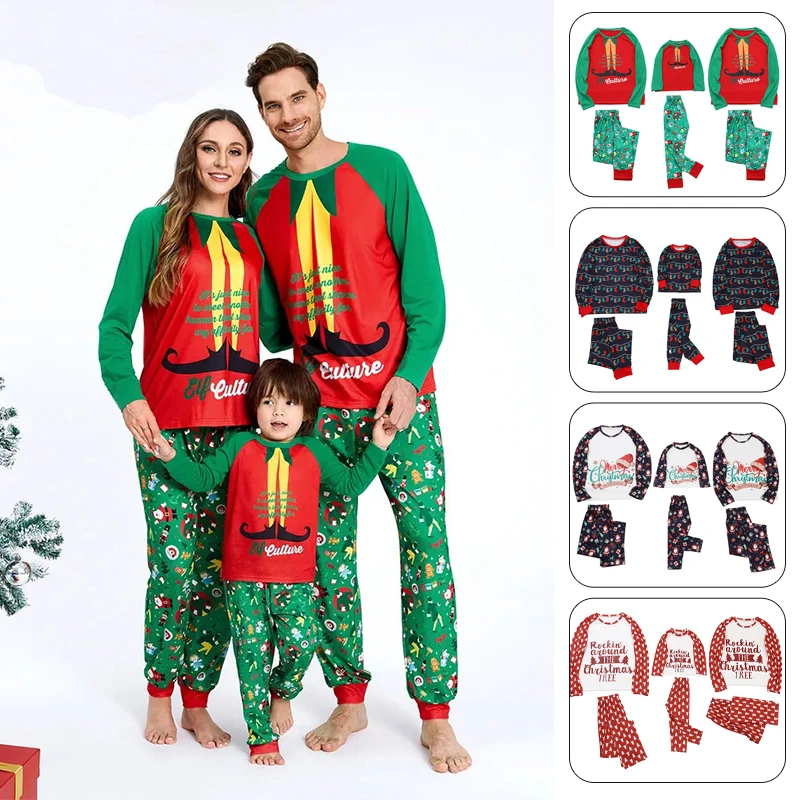 Christmas Tree Pajamas Family Matching Adult Children's Christmas Cartoon Pajamas Festival Party Decoration Parent-child Outfit
Christmas Tree Pajamas Family Matching Adult Children's Christmas Cartoon Pajamas Festival Party Decoration Parent-child Outfit