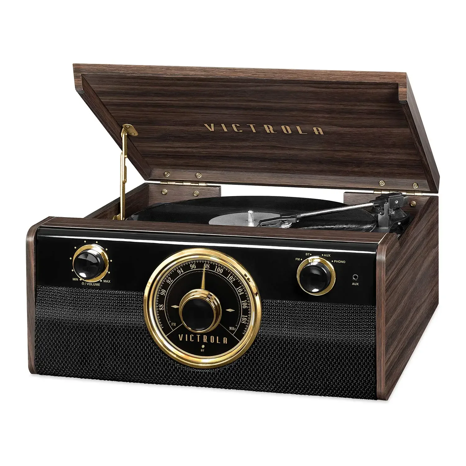 Victrola американский Ретро проигрыватель виниловых записей домашняя jukebox radio Liuhe