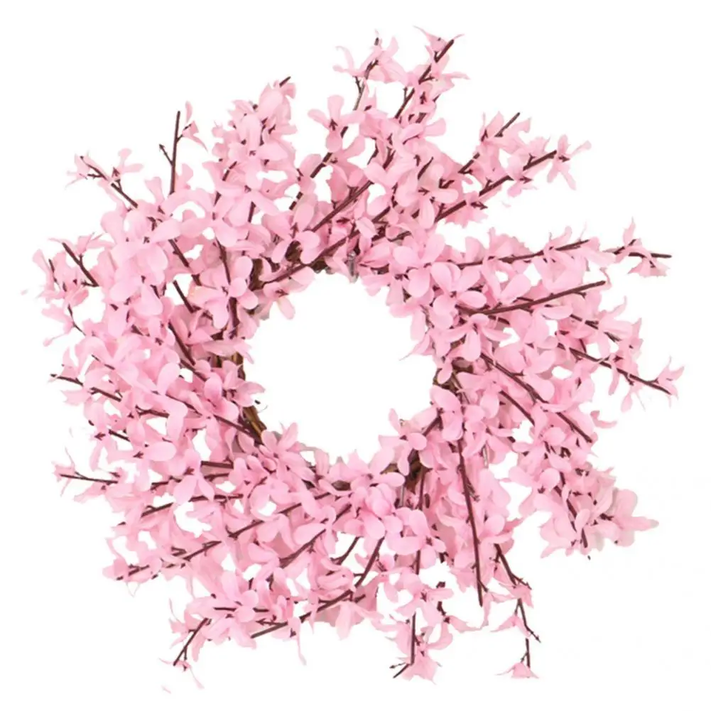 Lightweight Fancy Vivid Faux Flower Wall Wreath Winter Jasmine Door Wreath UV-resistant Party Decor
Lightweight Fancy Vivid Faux Flower Wall Wreath Winter Jasmine Door Wreath UV-resistant Party Decor