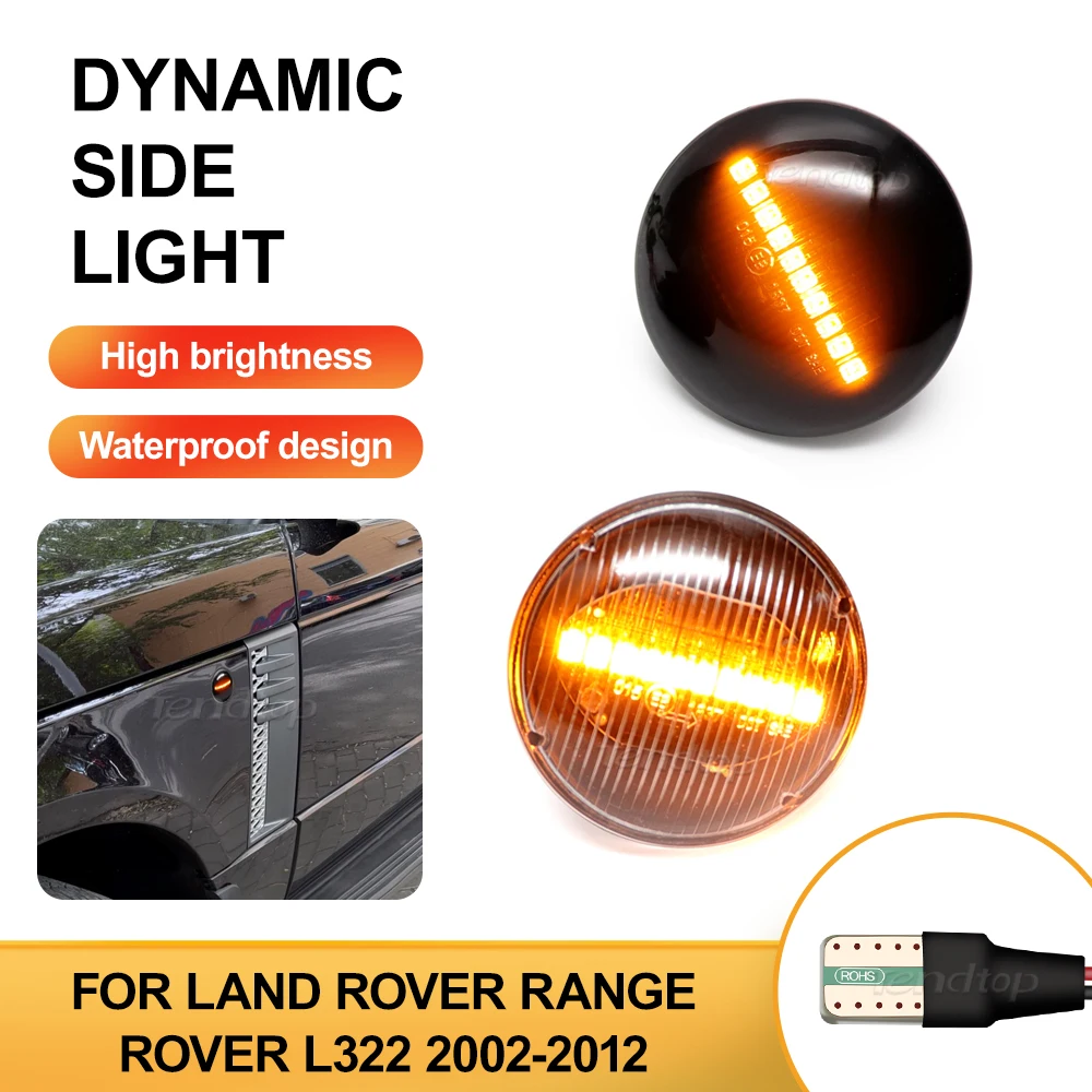 2Pcs Dynamic Side Marker Lamp Mirror Indicator Turn Signal Light Blinker LED Flashing For Land Rover Range Rover L322 2002-2012
2Pcs Dynamic Side Marker Lamp Mirror Indicator Turn Signal Light Blinker LED Flashing For Land Rover Range Rover L322 2002-2012