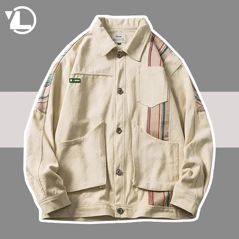Vintage Patchwork Jacket Men Japanese Fashion Streetwear Jacket Varsity Vintage Bomber Windbreaker Spring Autumn Outwear Unisex
Vintage Patchwork Jacket Men Japanese Fashion Streetwear Jacket Varsity Vintage Bomber Windbreaker Spring Autumn Outwear Unisex