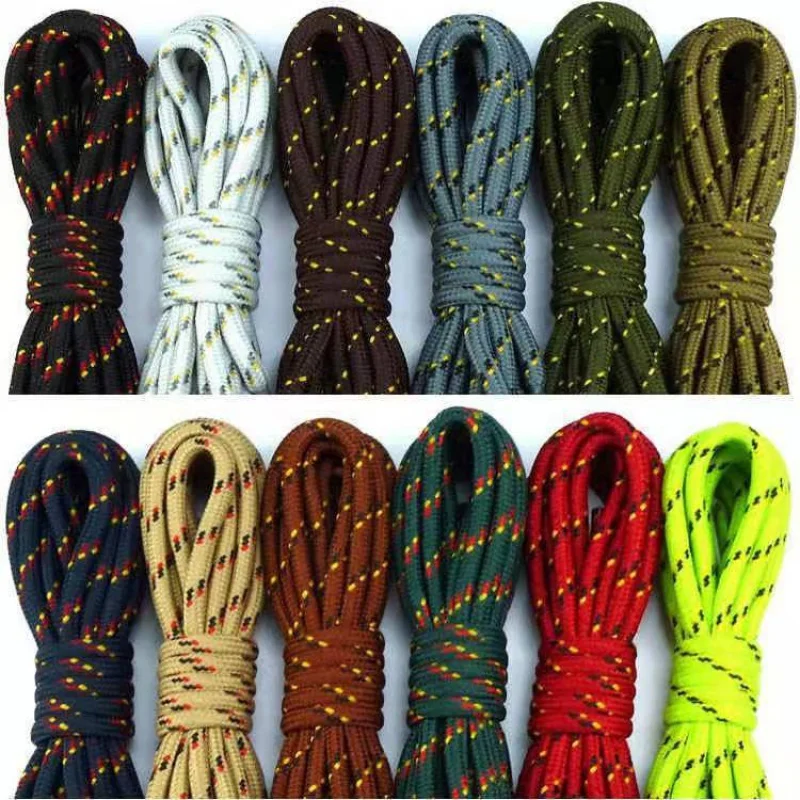 

Polyester round Shoelace Thick0.5cm Three-Color Shoelace Hiking Shoes Belt Leather shoe lace Athletic shoe laces Sneakers Shoela