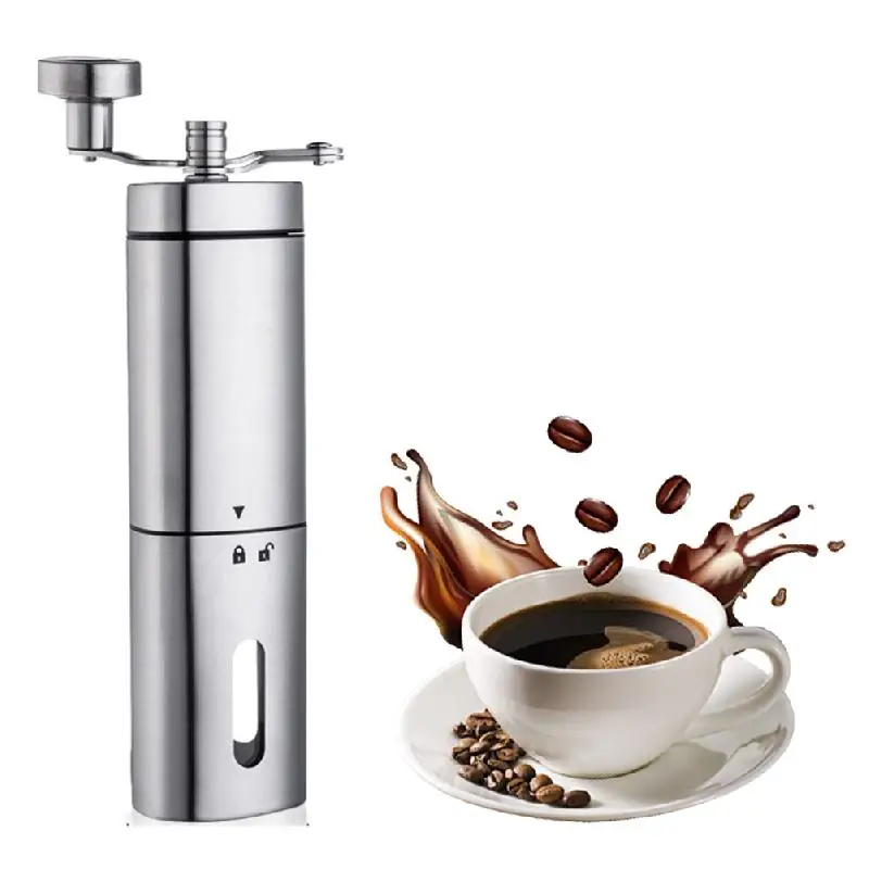 Manual Coffee Grinder Mini Stainless Steel Hand Coffee Burr Mill Kitchen Tool Grinders Coffee Accessories Ceramic Grinding Core
Manual Coffee Grinder Mini Stainless Steel Hand Coffee Burr Mill Kitchen Tool Grinders Coffee Accessories Ceramic Grinding Core