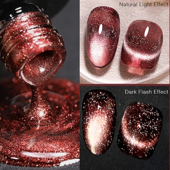 UR SUGAR 7ml Red Cat Magnetic Gel Nail Polish Shiny Reflective Glitter Semi Permanent Soak Off UV LED Manicure For Nail Art