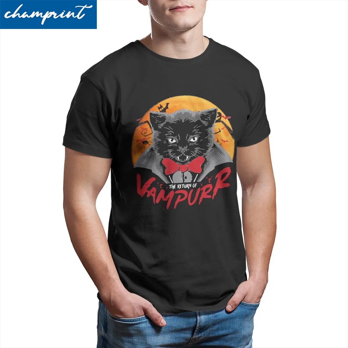 The Return of Vampurr T Shirt for Men Pure Cotton Funny T-Shirts Round Neck Cat Vampire Tees Short Sleeve Tops Plus Size
The Return of Vampurr T Shirt for Men Pure Cotton Funny T-Shirts Round Neck Cat Vampire Tees Short Sleeve Tops Plus Size