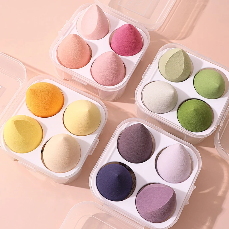 4pcs Makeup Blender Cosmetic Puff Makeup Sponge with Storage Box Foundation Powder Sponge Beauty Tools Women Make Up Accessories
4pcs Makeup Blender Cosmetic Puff Makeup Sponge with Storage Box Foundation Powder Sponge Beauty Tools Women Make Up Accessories