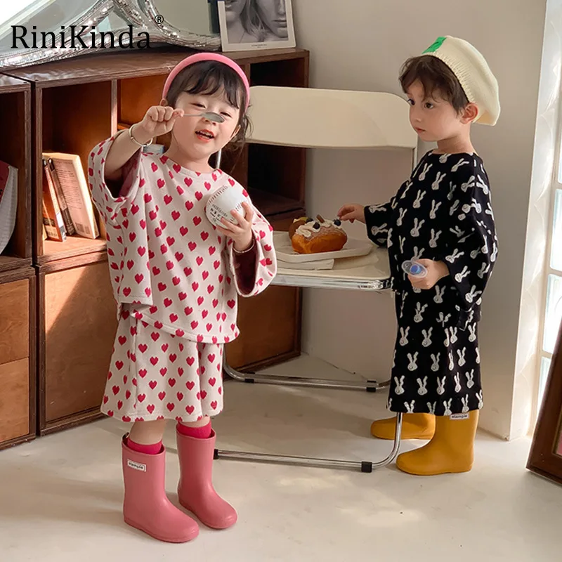 RiniKinda 2022 Autumn Boys Girls Knitted Sets Clothes Solid Cotton Casual Kids Sets Floral Print Children Baby Clothes Set
RiniKinda 2022 Autumn Boys Girls Knitted Sets Clothes Solid Cotton Casual Kids Sets Floral Print Children Baby Clothes Set