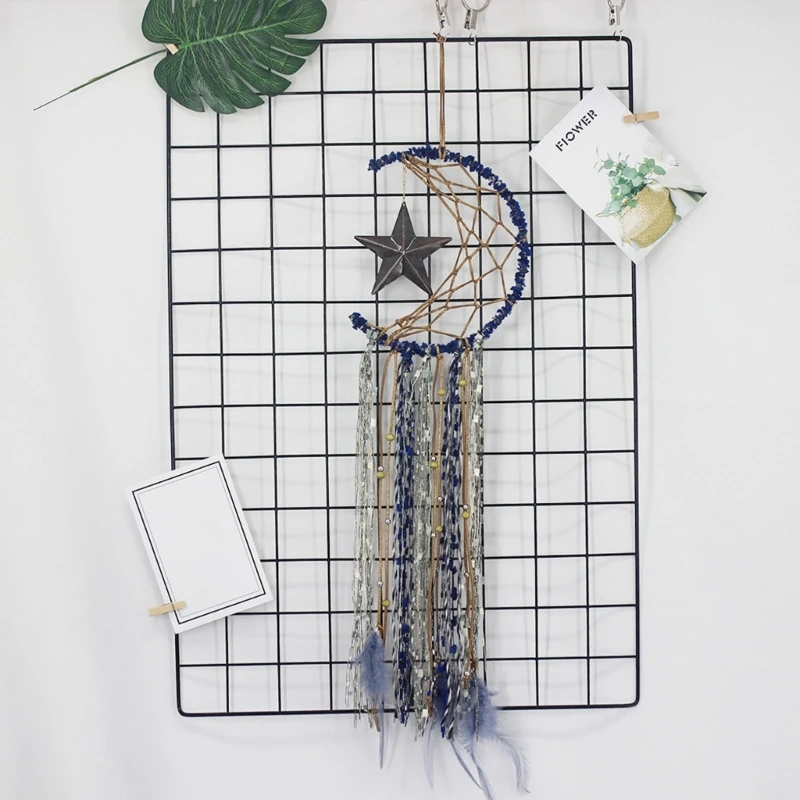 Fantasy Feather Moon Wall Decoration with Tassels Ornaments Dreamcatchers Bedroom Valentines Day Gift L21C
Fantasy Feather Moon Wall Decoration with Tassels Ornaments Dreamcatchers Bedroom Valentines Day Gift L21C