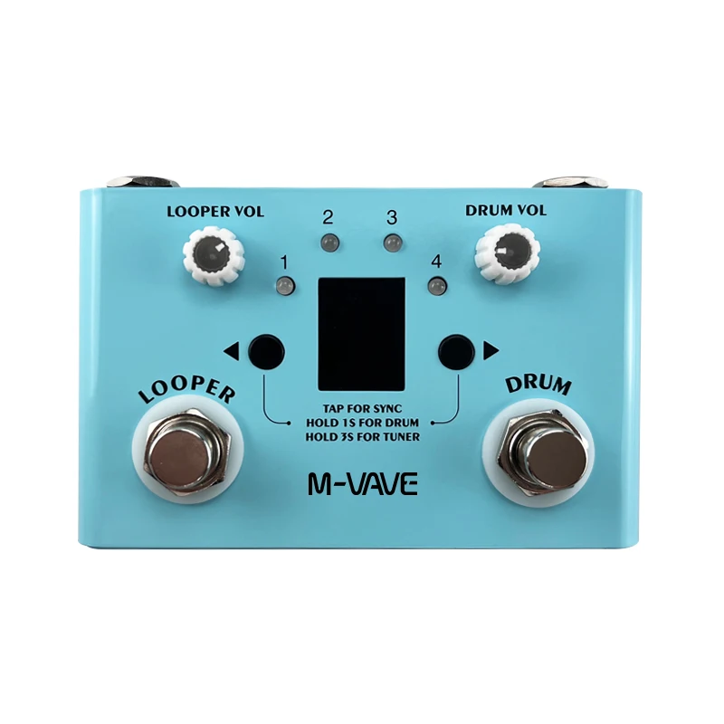 M-vave Lost Tempo Drum Machines & Looper Pedal Built-in 30 Drums 11 Mins Recoding Time High Precision Tuner 2 orders
M-vave Lost Tempo Drum Machines & Looper Pedal Built-in 30 Drums 11 Mins Recoding Time High Precision Tuner 2 orders