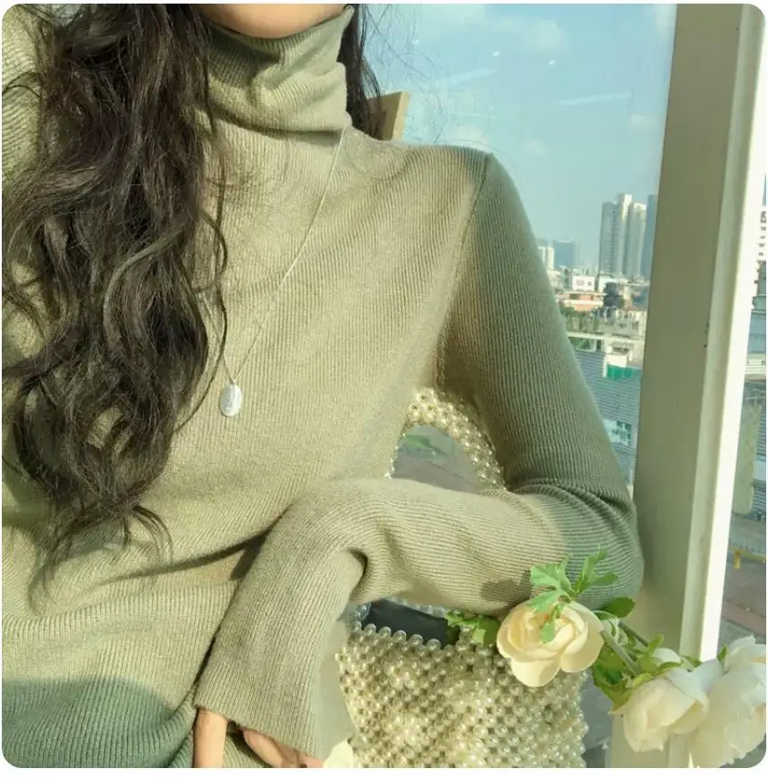 ZCSMLL Warm High Collar Knitted Undercoat In 2022 Winter with Slim Sweater Women's Solid Color Unique Design Top
ZCSMLL Warm High Collar Knitted Undercoat In 2022 Winter with Slim Sweater Women's Solid Color Unique Design Top
