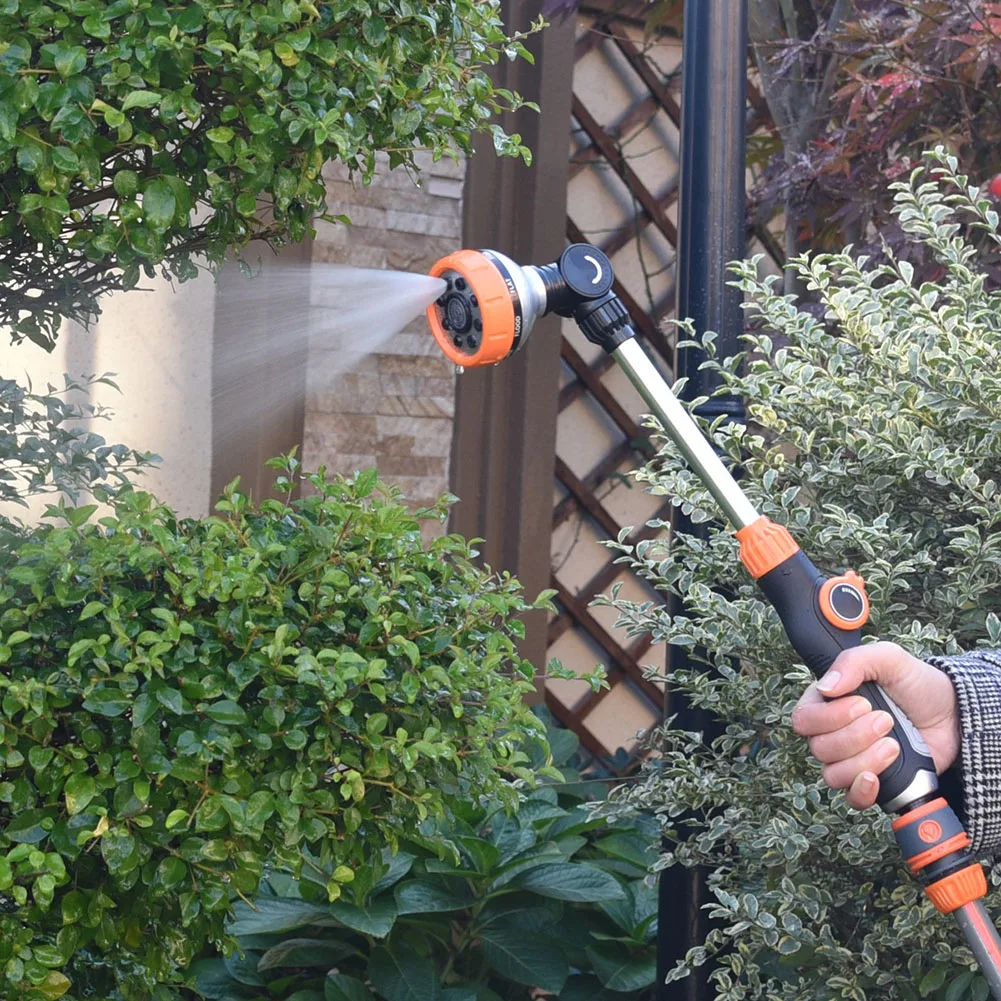 8 Spray Patterns Garden Hose Watering WandRod Garden Spray For Higher Water Flow Garden Irrigation Supplies Rotatable Spray Head
8 Spray Patterns Garden Hose Watering WandRod Garden Spray For Higher Water Flow Garden Irrigation Supplies Rotatable Spray Head