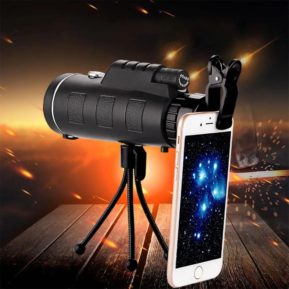 1pc ABS HD Monocular 40x60 Handheld HD Monocular Telescope For Traveling Camping With Clip + Tripod 1500M-9500M
1pc ABS HD Monocular 40x60 Handheld HD Monocular Telescope For Traveling Camping With Clip + Tripod 1500M-9500M