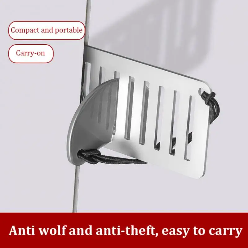 Portable Door Lock Punch-free Security Door Locker Safety Latch Metal Lock Home Room Hotel Travel Anti Theft Door Stopper Tool
Portable Door Lock Punch-free Security Door Locker Safety Latch Metal Lock Home Room Hotel Travel Anti Theft Door Stopper Tool