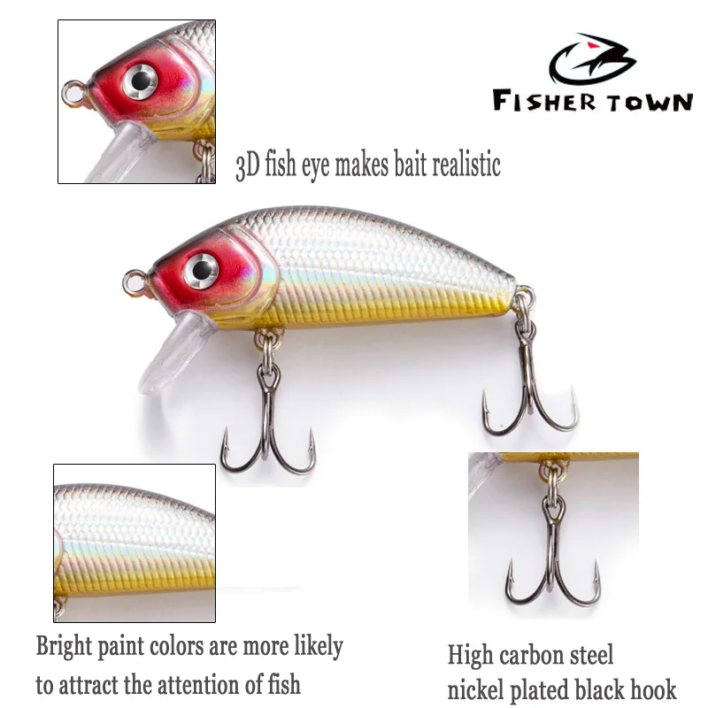 Submerged Mino 4g/50mm Alice Mouth Bass Bait Long-range Lure Hard Bait Freshwater Fake Bait
Submerged Mino 4g/50mm Alice Mouth Bass Bait Long-range Lure Hard Bait Freshwater Fake Bait