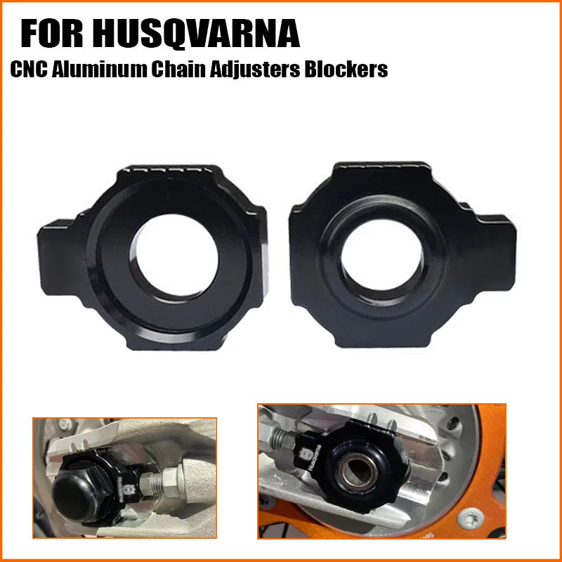 

Regulator Sliders For Husqvarna FC250 FC350 FC450 FE250 FE350 FE450 FE501 2014-2021 Accessories Rear Axle Block Chain Adjuster