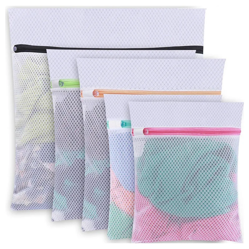 Mesh Laundry Bags For Sweater,Blouse,Hosiery,Bras,Etc. Upgraded Laundry Bags For Travel Storage Organization (5 Set)
Mesh Laundry Bags For Sweater,Blouse,Hosiery,Bras,Etc. Upgraded Laundry Bags For Travel Storage Organization (5 Set)