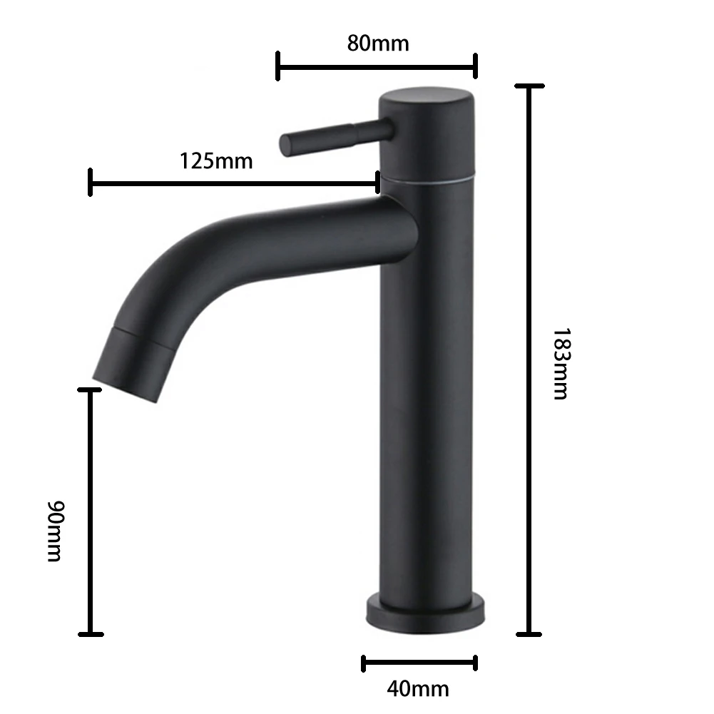 Tap Basin Faucet Black Counter Bathroom Filter Impurities Hotel Kitchen Single Cold 304 Stainless Steel Accessories
Tap Basin Faucet Black Counter Bathroom Filter Impurities Hotel Kitchen Single Cold 304 Stainless Steel Accessories