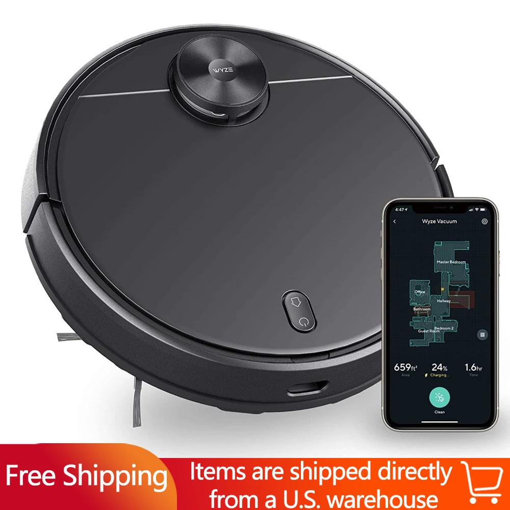 Robot Vacuum with LiDAR Room Mapping,2100Pa Strong Suction,Virtual Walls, Ideal for Pet Hair,Hard Floors and Carpets,For Wi-Fi
Robot Vacuum with LiDAR Room Mapping,2100Pa Strong Suction,Virtual Walls, Ideal for Pet Hair,Hard Floors and Carpets,For Wi-Fi