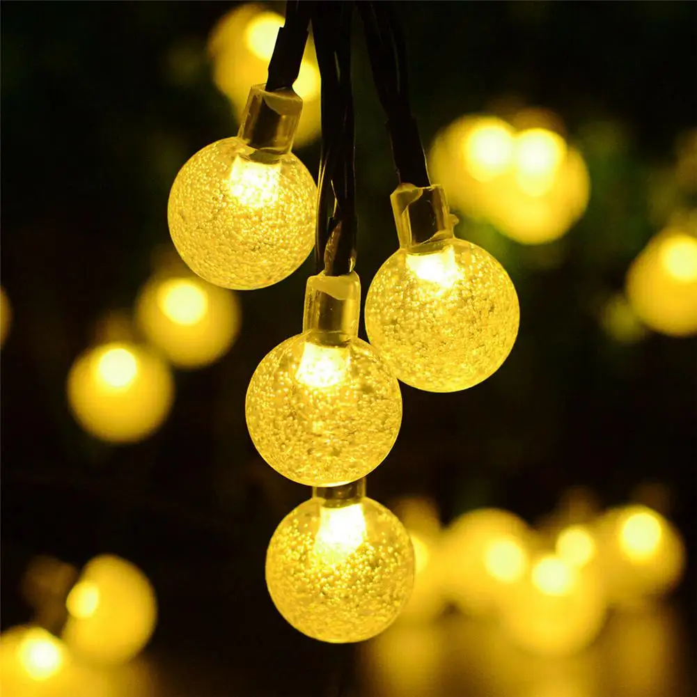 2.5cm Crystal Ball Lamps With Solar Energy Led For Outdoors Garden Of 5m Or 9.5m With 20 Or 50 Lamps Garland String Lights Flash
2.5cm Crystal Ball Lamps With Solar Energy Led For Outdoors Garden Of 5m Or 9.5m With 20 Or 50 Lamps Garland String Lights Flash
