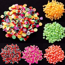 1000/3000/5000pcs Fruit Flower Animal Polymer Clay Slices Charms For DIY Resin Jewelry Crafts Nail Art Supplies Decor Accessory