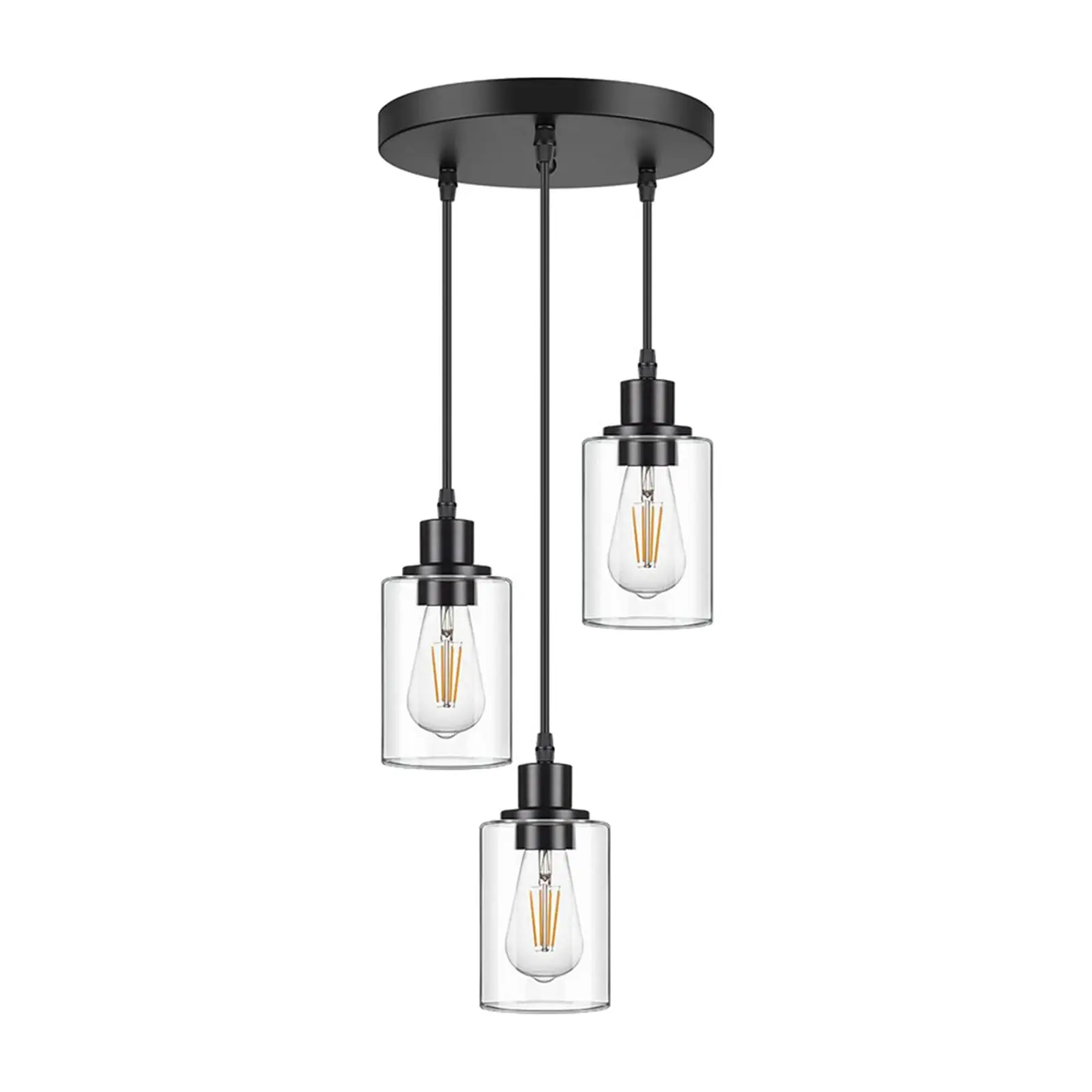 Glass Pendant Light Decorative Retro Glass Chandelier for Bar Farmhouse Cafe
Glass Pendant Light Decorative Retro Glass Chandelier for Bar Farmhouse Cafe