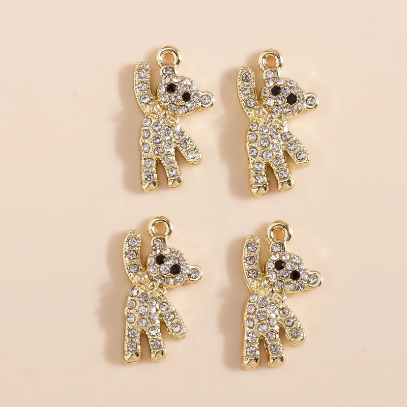 4pcs 10x20mm Cartoon Crystal Animal Charms Pendants for Jewelry Making Women Cute Earrings Necklaces DIY Bracelet Craft Supplies
4pcs 10x20mm Cartoon Crystal Animal Charms Pendants for Jewelry Making Women Cute Earrings Necklaces DIY Bracelet Craft Supplies