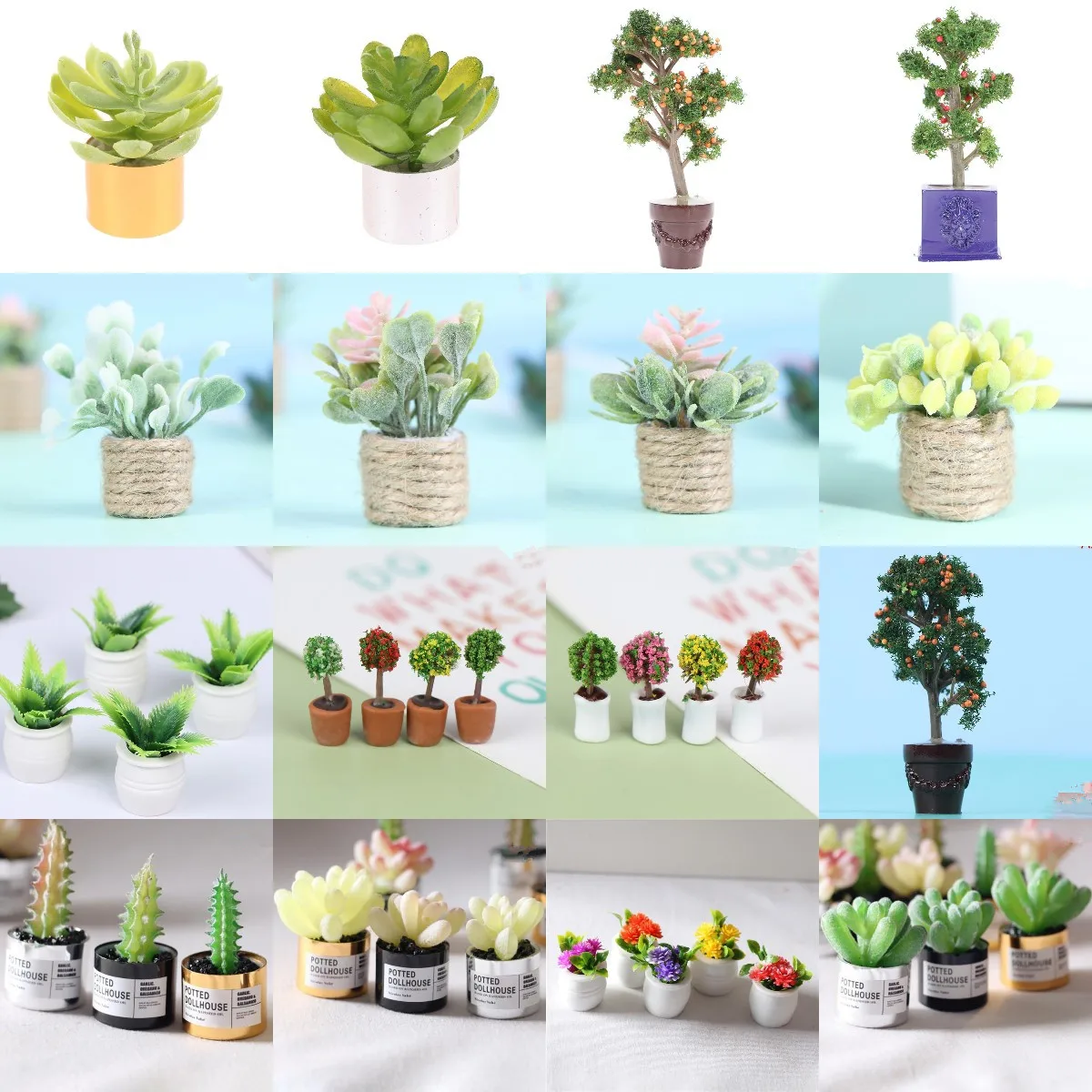 Mini Potted Flower For Green Plant In Pot Simulation Plants Doll House Furniture Home Decoration 1:12 Dollhouse Miniature
Mini Potted Flower For Green Plant In Pot Simulation Plants Doll House Furniture Home Decoration 1:12 Dollhouse Miniature